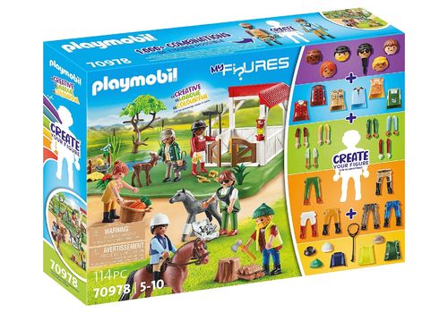 Playmobil 70978 My Figures: Rancho de Caballos ¡Figures!