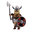 Playmobil Guerrero vikingo con hacha ¡Mercadillo!