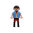 Playmobil Niño con chaleco azul ¡Mercadillo!