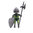 Playmobil Caballero verde con casco y alabarda ¡Mercadillo!