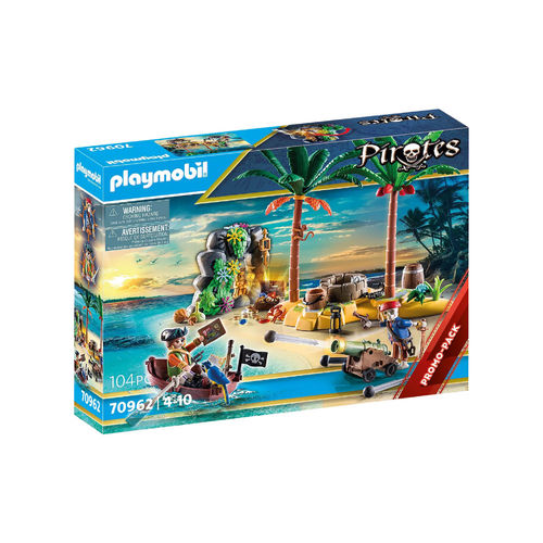 Playmobil 70962 Isla del Tesoro Pirata con esqueleto ¡Pirates!