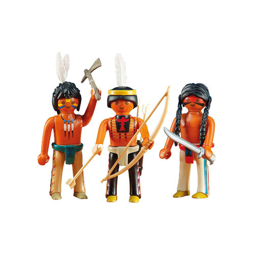 Playmobil 6272 Tres guerreros indios ¡Western!