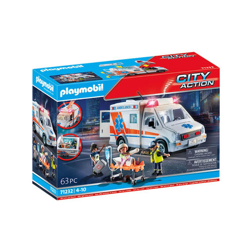 Playmobil 71232 Ambulancia americana ¡City!
