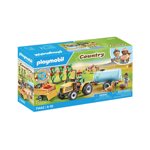 Playmobil 71442 Tractor con tráiler y cisterna ¡Country!