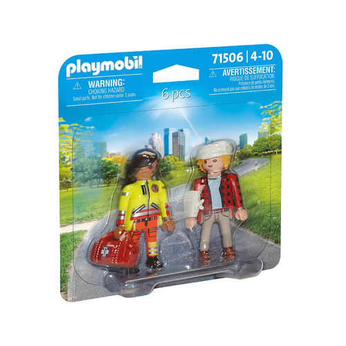 Playmobil 71506 Paramédico con paciente ¡City Action!
