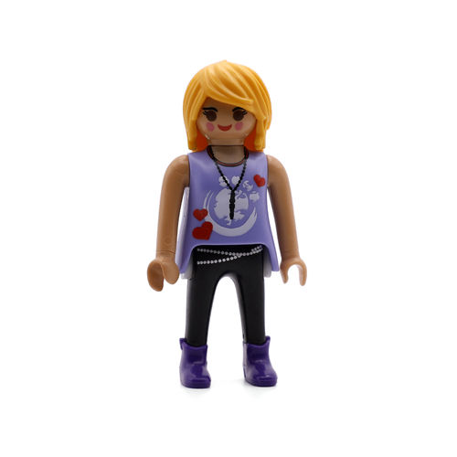 Playmobil Chica rubia pop violeta ¡Mercadillo!