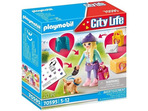 Playmobil 70595 Chica Fashion con Perro ¡City Life!