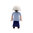 Playmobil Aldeana de azul y blanco con gorra ¡Mercadillo!