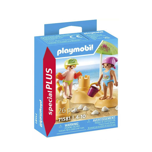 Playmobil 71581 Niños con castillo de arena ¡Special Plus!