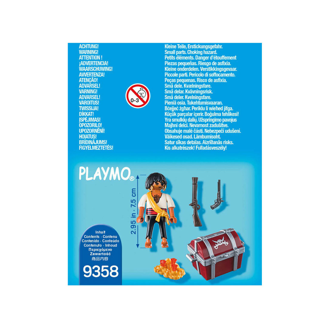 Playmobil 9358 Special Plus Pirata con tesoro ¡Nuevo! | clickclack.es