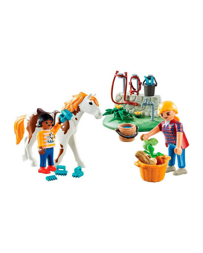 Playmobil 9100 Maletín Cuidado de Caballos Playmobil ¡Nuevo! | clickclack.es