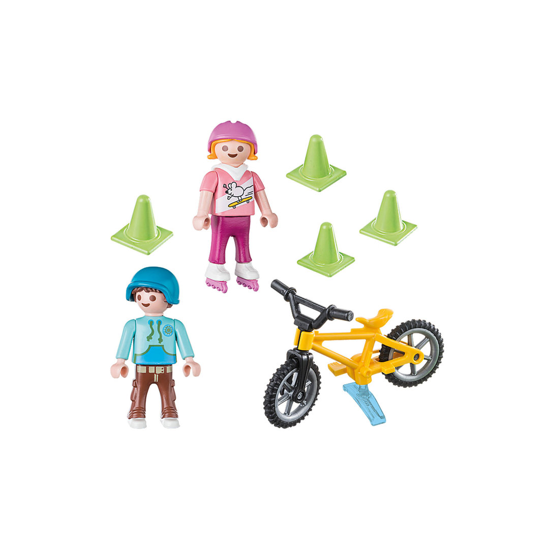 Playmobil 70061 Special Niños con patines y bici ¡Nuevo! | clickclack.es