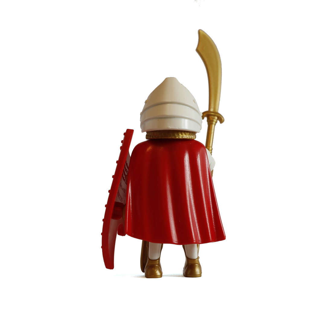 Playmobil 9443 Caballero medieval rojiblanco ¡Serie 14! | clickclack.es