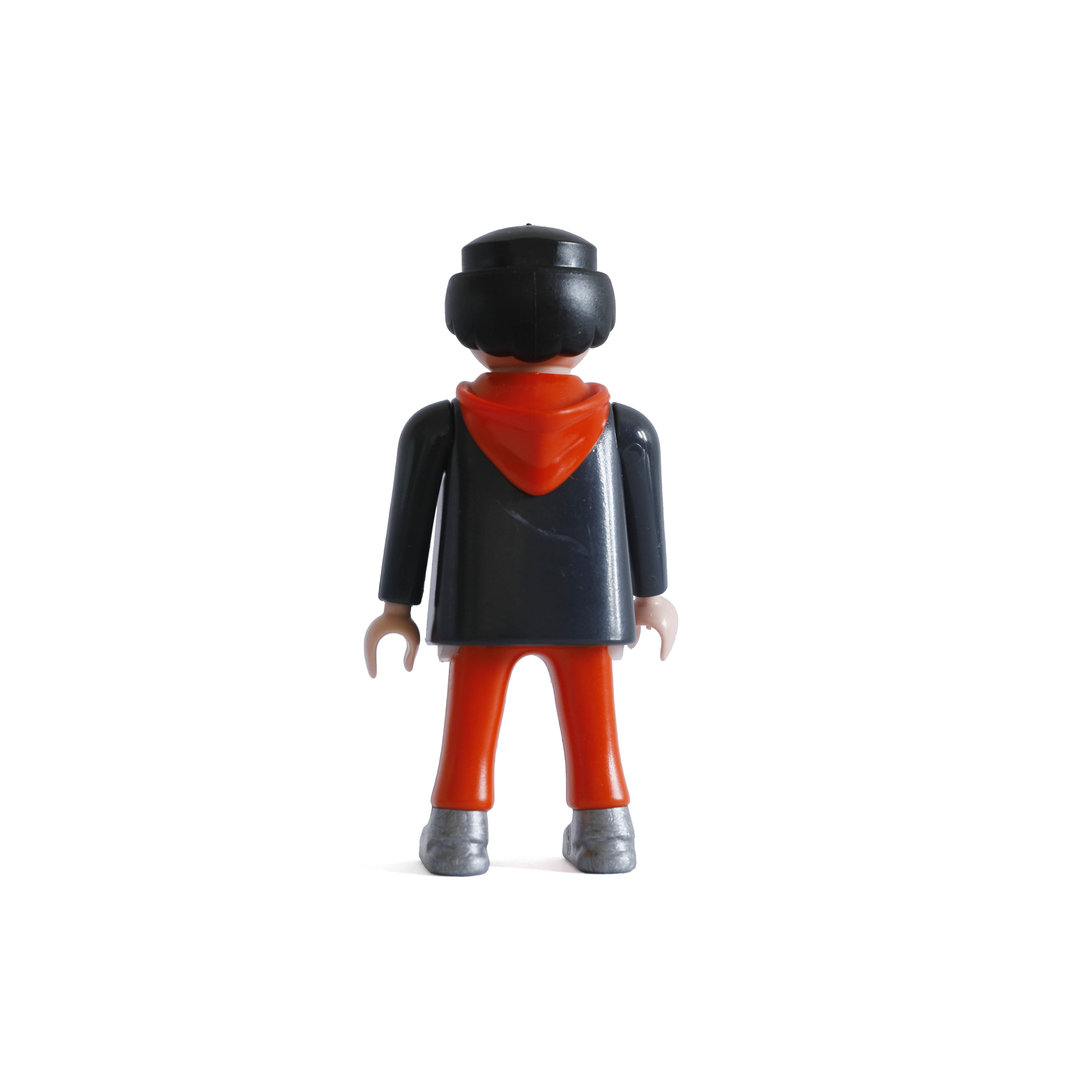 Playmobil Esquiador negro naranja ¡Mercadillo! | clickclack.es