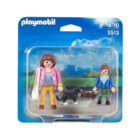 Playmobil 5513 Duo Pack Madre con niño escolar ¡City life! | clickclack.es
