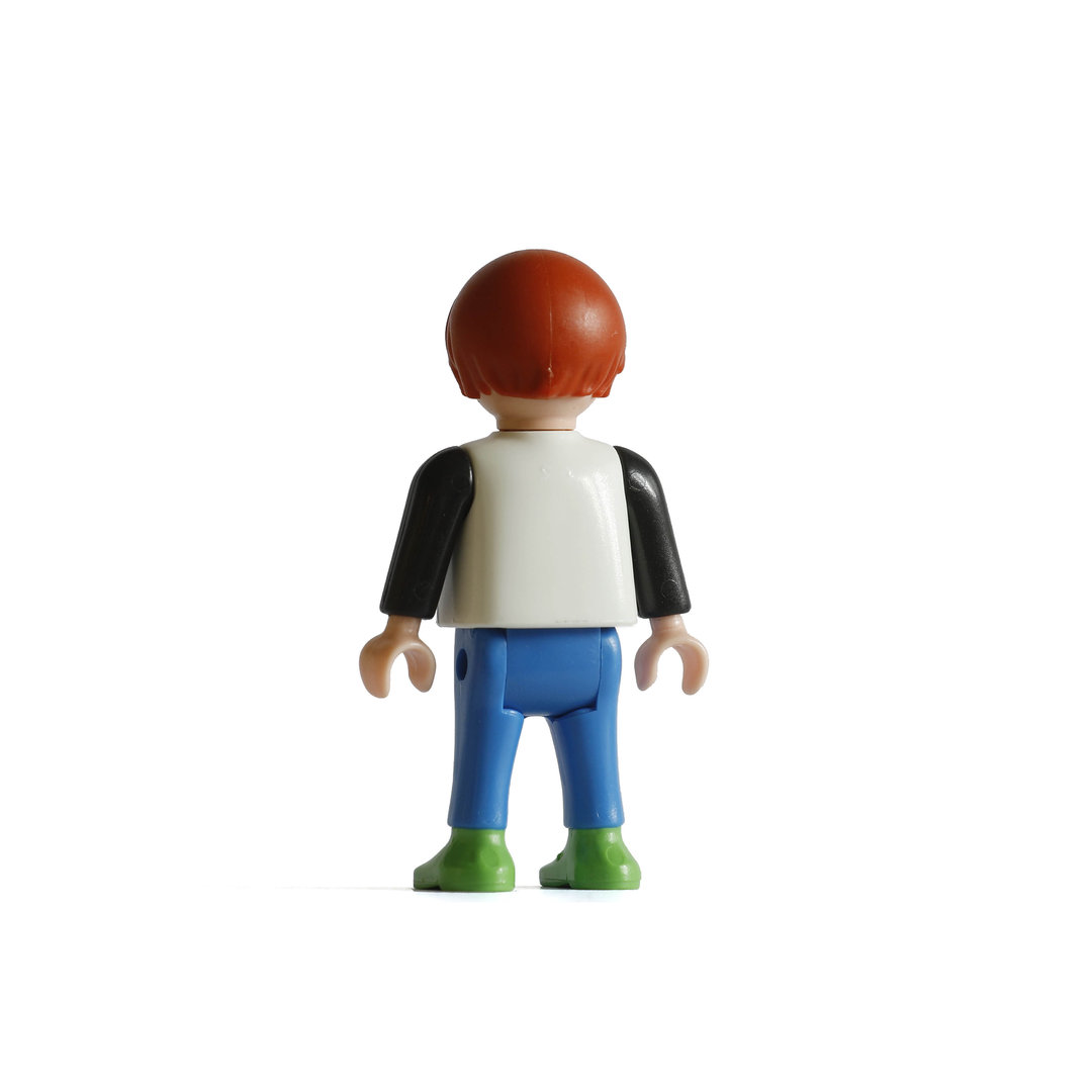 Playmobil Niño pelirojo con camiseta de cebra ¡Mercadillo! | clickclack.es