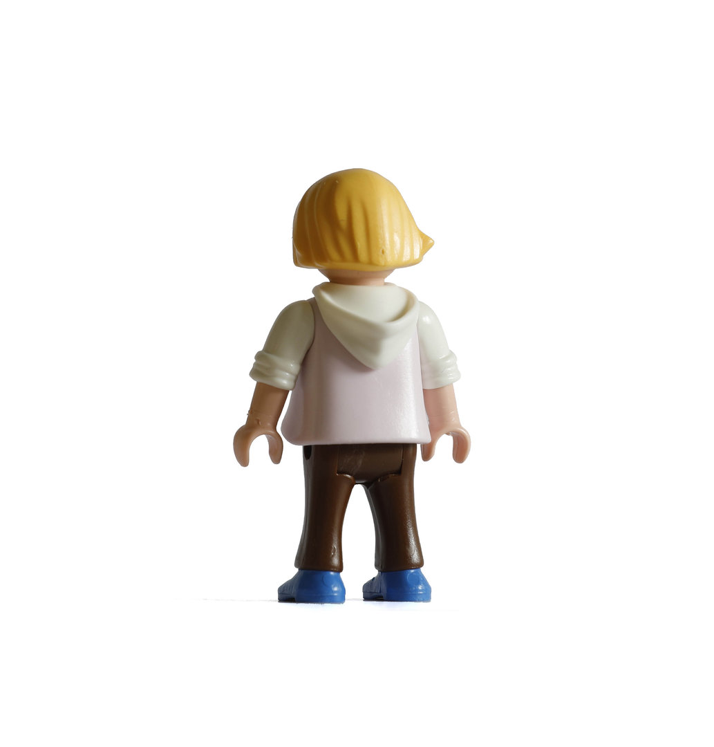 Playmobil Niña con sueter de perro y pantalón marrón ¡Mercadillo! | clickclack.es