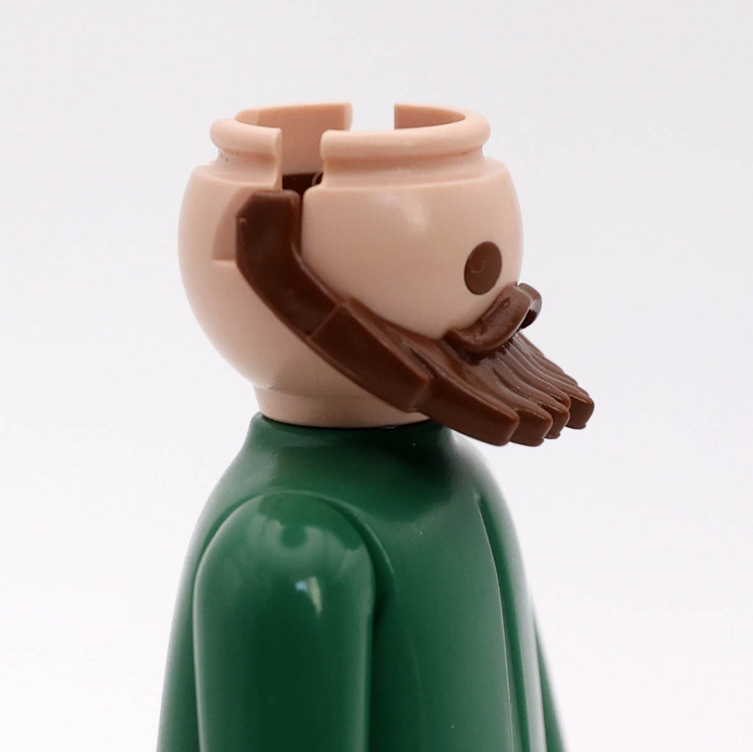 Playmobil Barba marrón desaliñada ¡Despiece! | clickclack.es