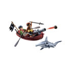 Playmobil 70493 Barca pirata y tiburón martillo ¡Pirates! | clickclack.es