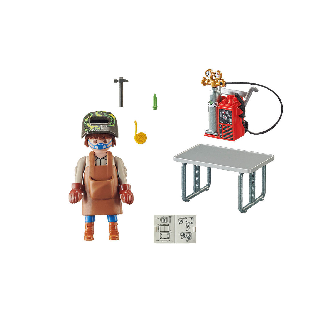 Playmobil 70597 Special Plus Soldador con equipo ¡City Life! | clickclack.es