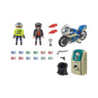Playmobil 70572 Moto de Policía: persecución del ladrón ¡City action! | clickclack.es
