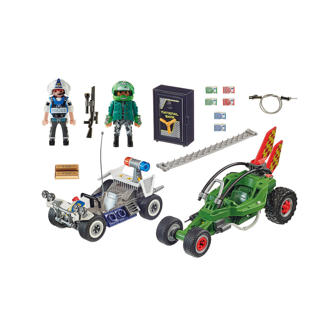Playmobil 70577 Kart Policial: persecución ladrón de caja fuerte ¡City action! | clickclack.es