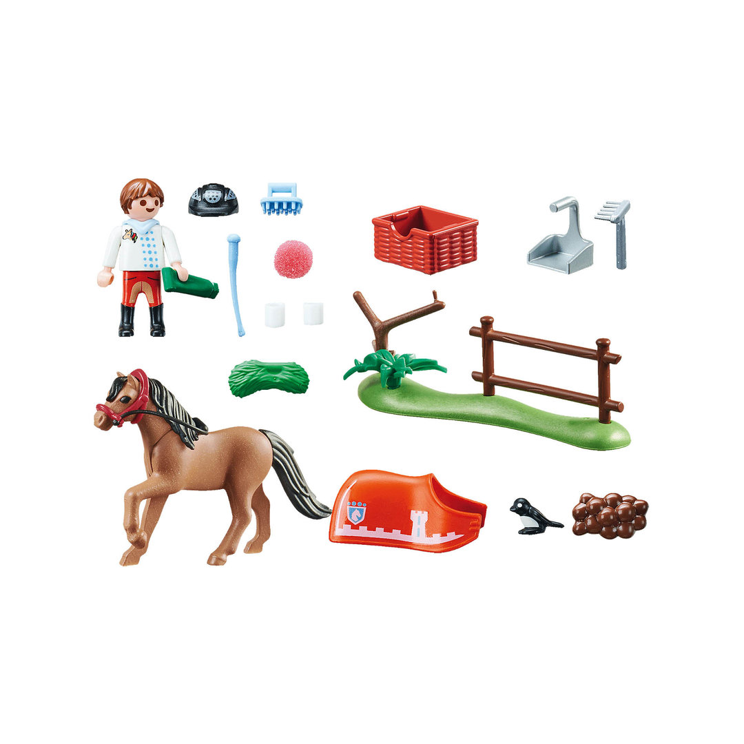 Playmobil 70516 Pony de colección, Connemara ¡Country! | clickclack.es