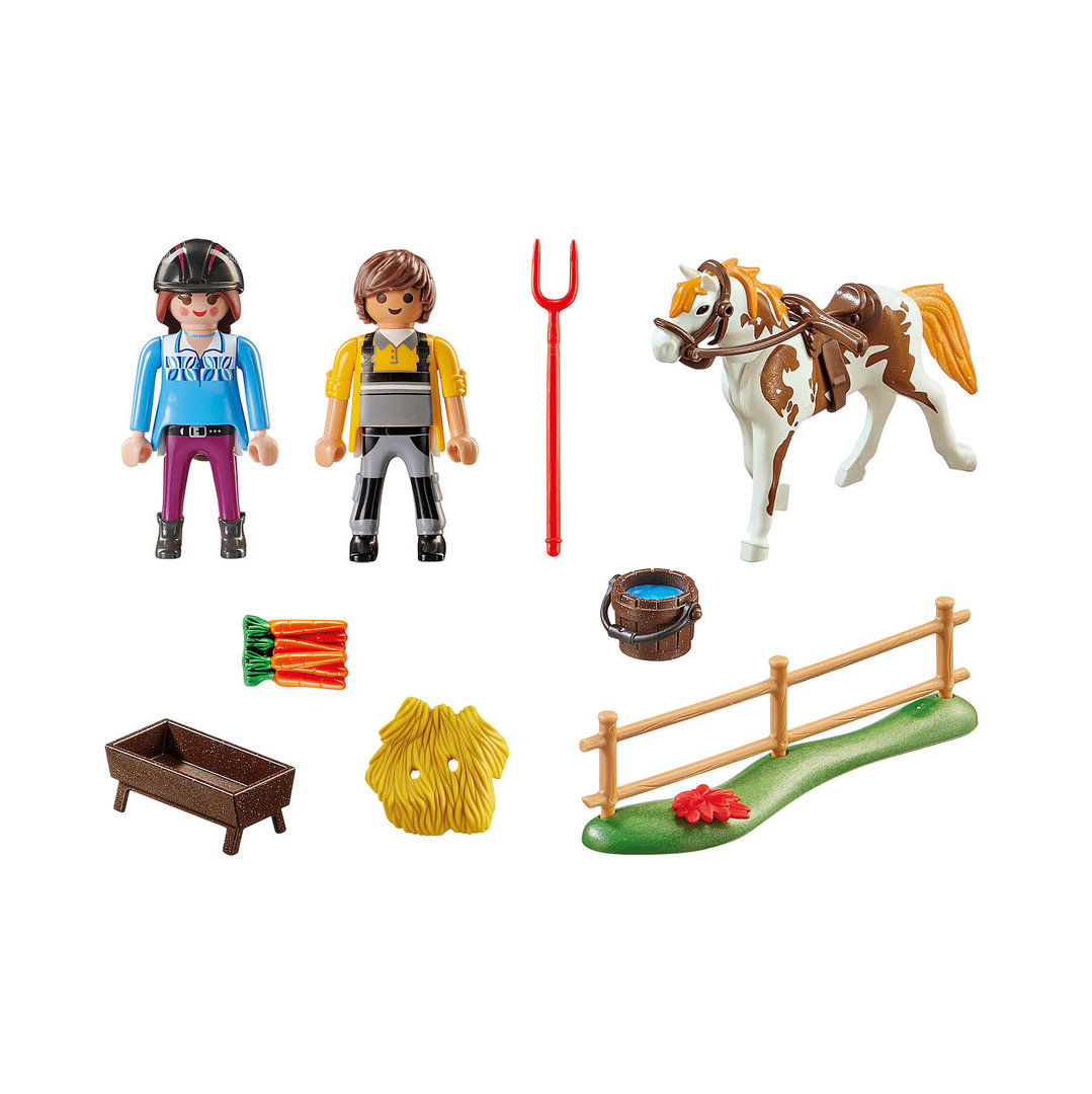 Playmobil 70505 Starter Pack Granja de caballos expansión ¡Country! | clickclack.es