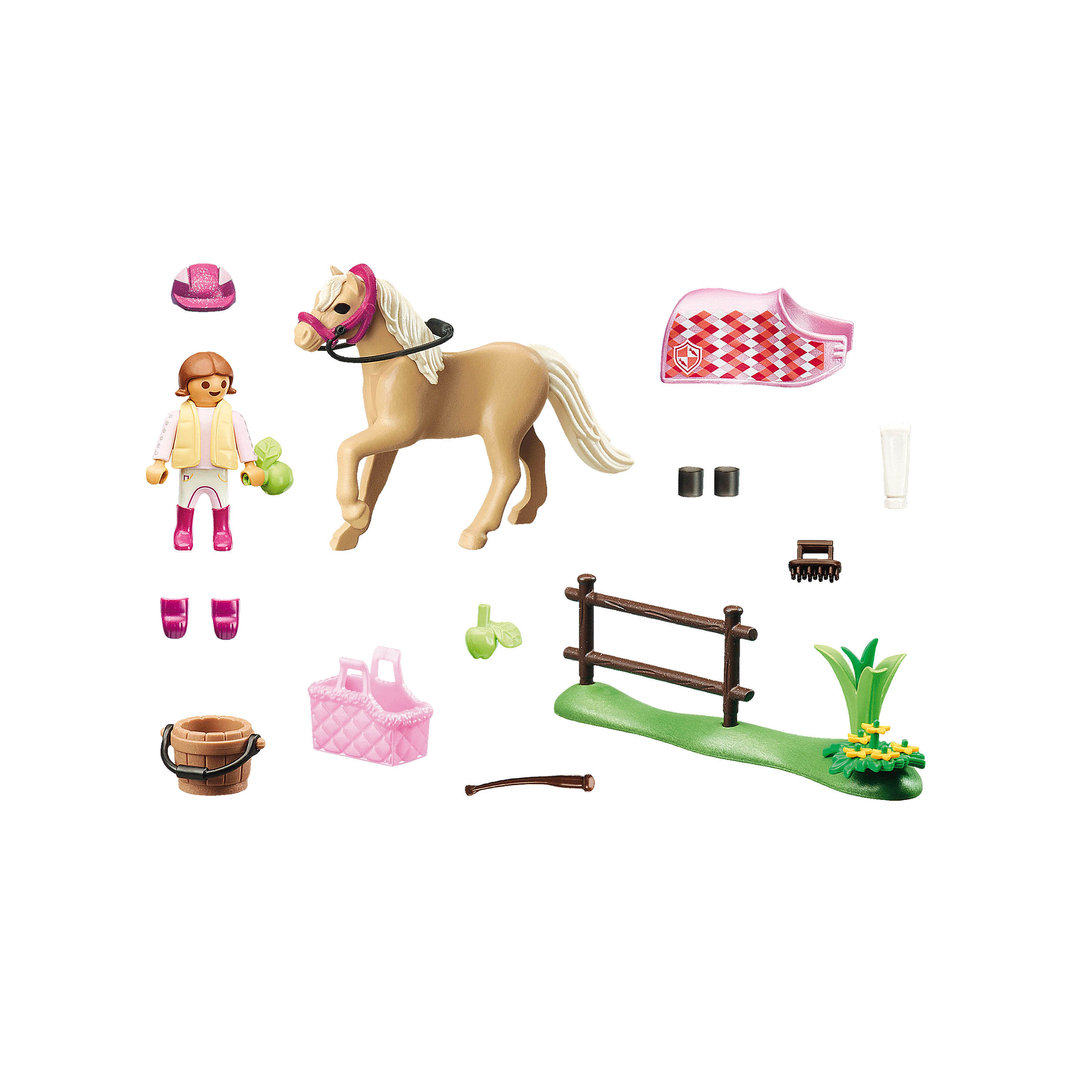 Playmobil 70521 Poni alemán para coleccionar ¡Country! | clickclack.es
