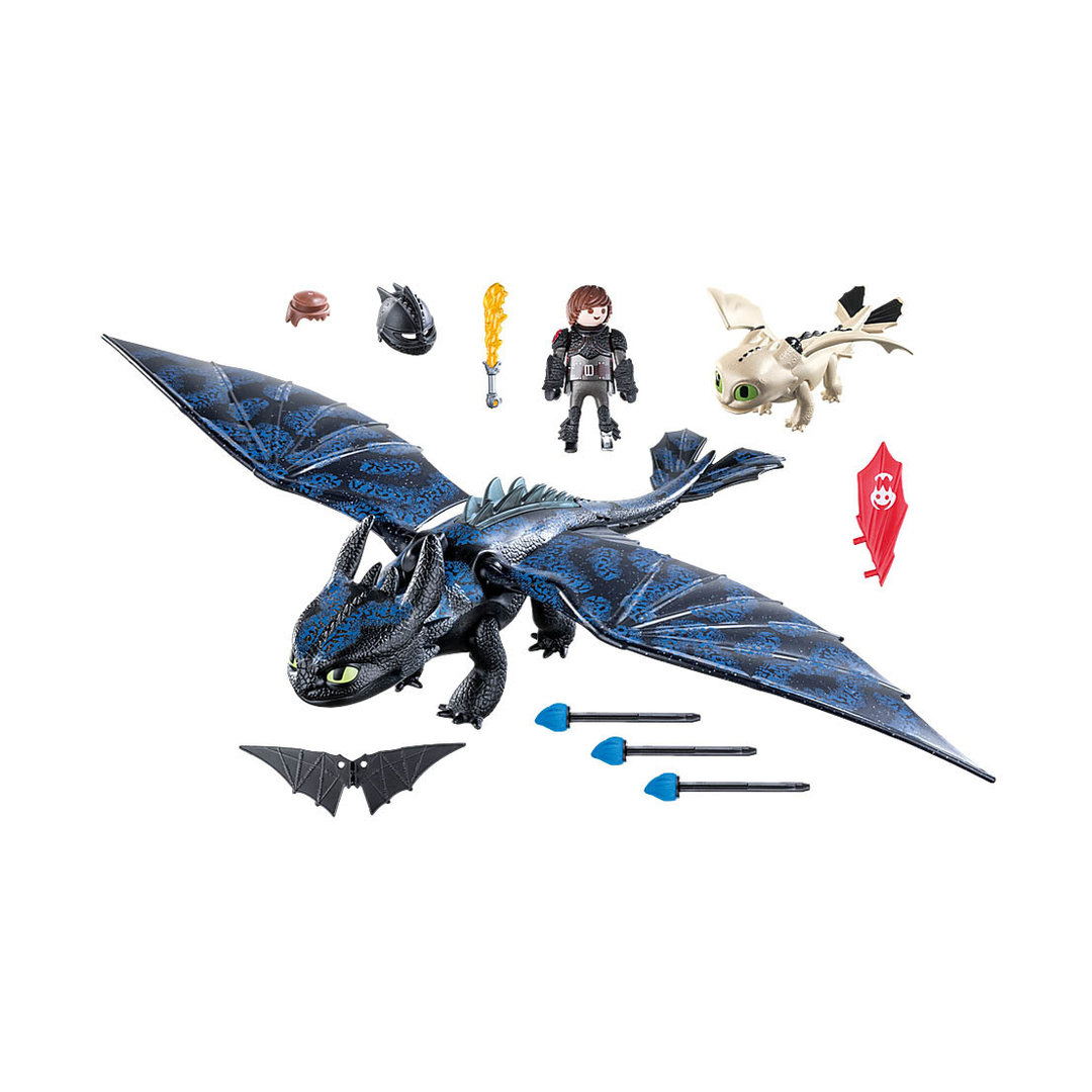 Playmobil 70037 Hipo y Desdentao con bebé dragón ¡Oferta! | clickclack.es