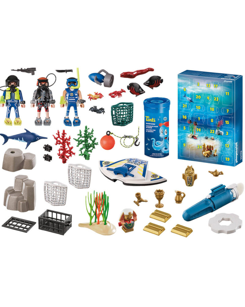 Playmobil 70776 Calendario de Adviento Misión policial de buceo ¡Novelmore! | clickclack.es