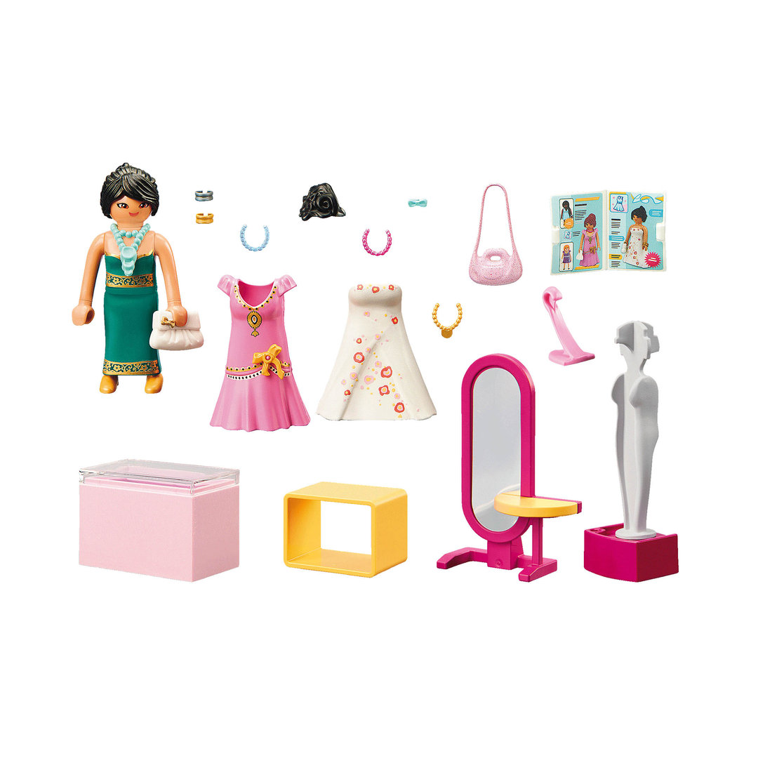 Playmobil 70677 Set de regalo Tienda de Moda Festiva ¡City! | clickclack.es