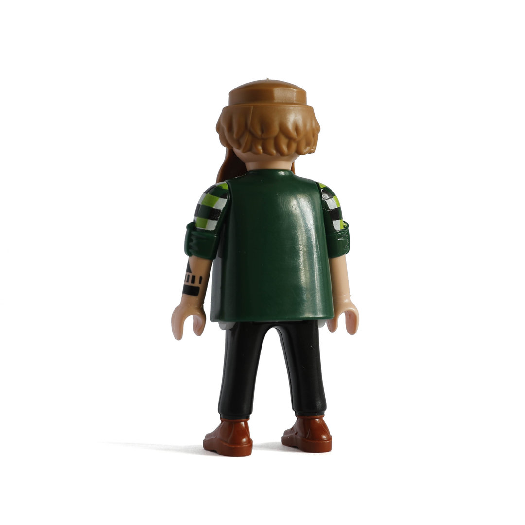 Playmobil Chico hipster de verde ¡Mercadillo! | clickclack.es