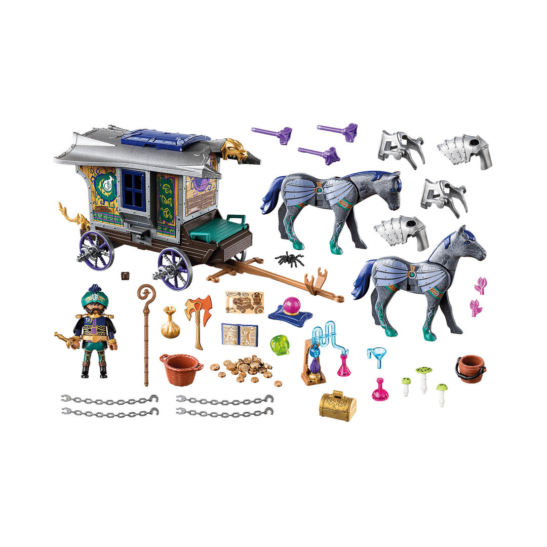 Playmobil 70903 Violet Vale - Carruaje de Mercaderes ¡Novelmore! | clickclack.es
