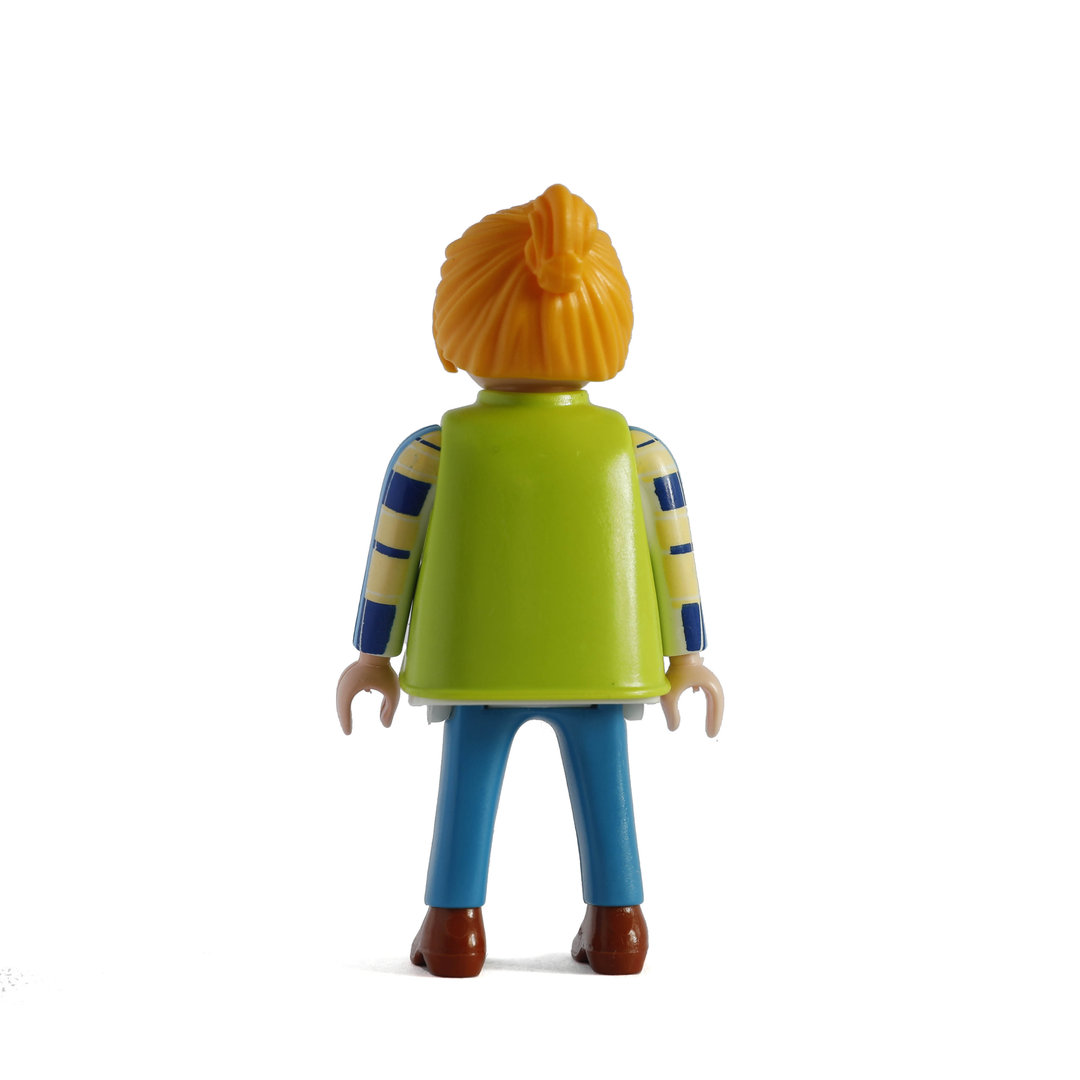 Playmobil Granjera rubia con chaleco verde ¡Mercadillo! | clickclack.es