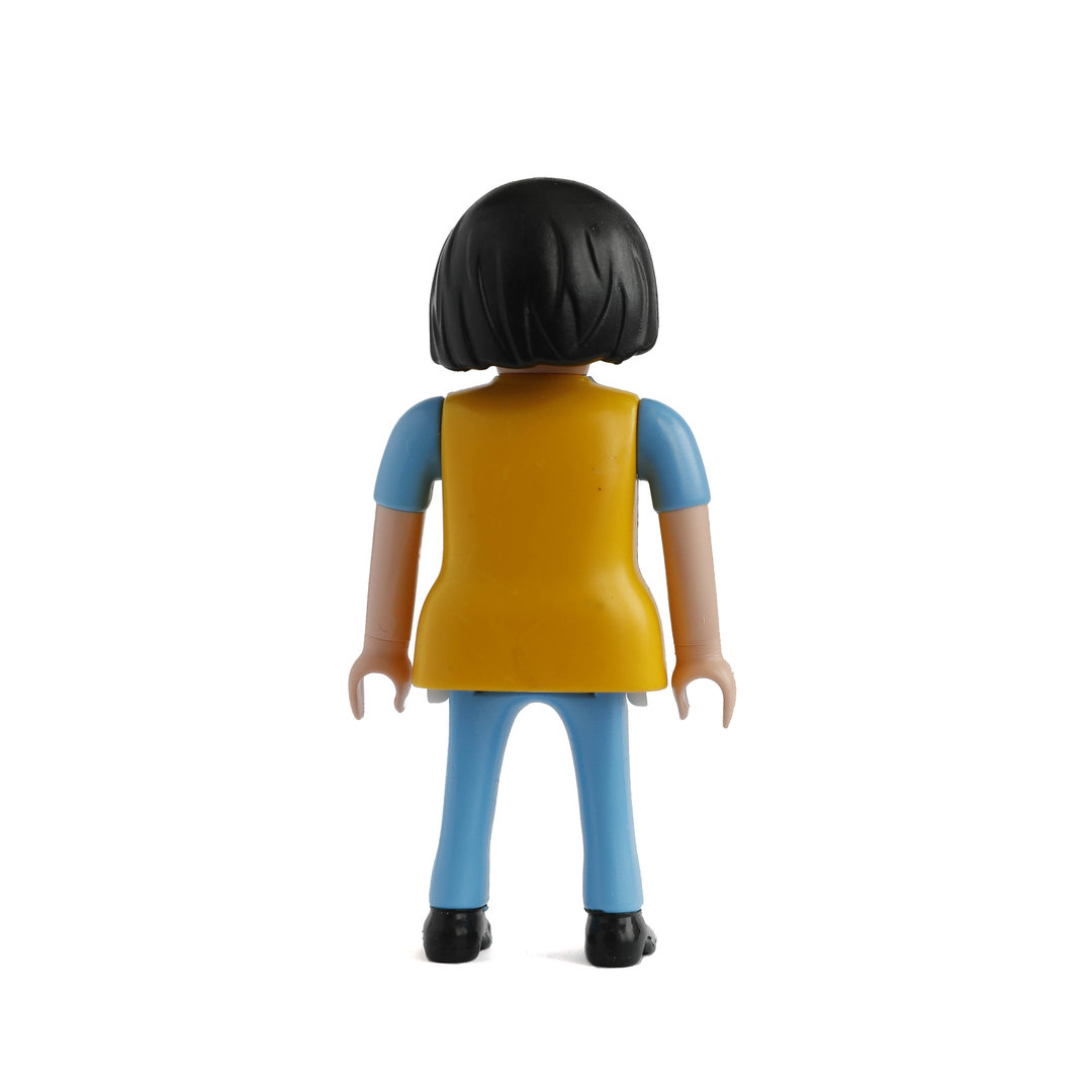 Playmobil Chica de azul y amarillo ¡Mercadillo! | clickclack.es