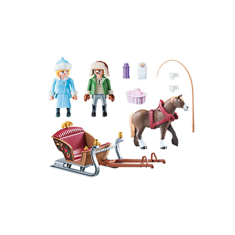 Playmobil 70397 Paseo en trineo de invierno ¡Spirit! | clickclack.es