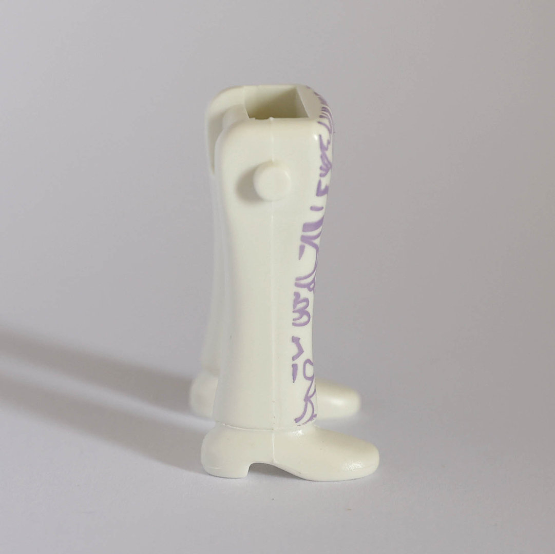 Playmobil Piernas blancas dibujos violetas ¡Despiece! | clickclack.es