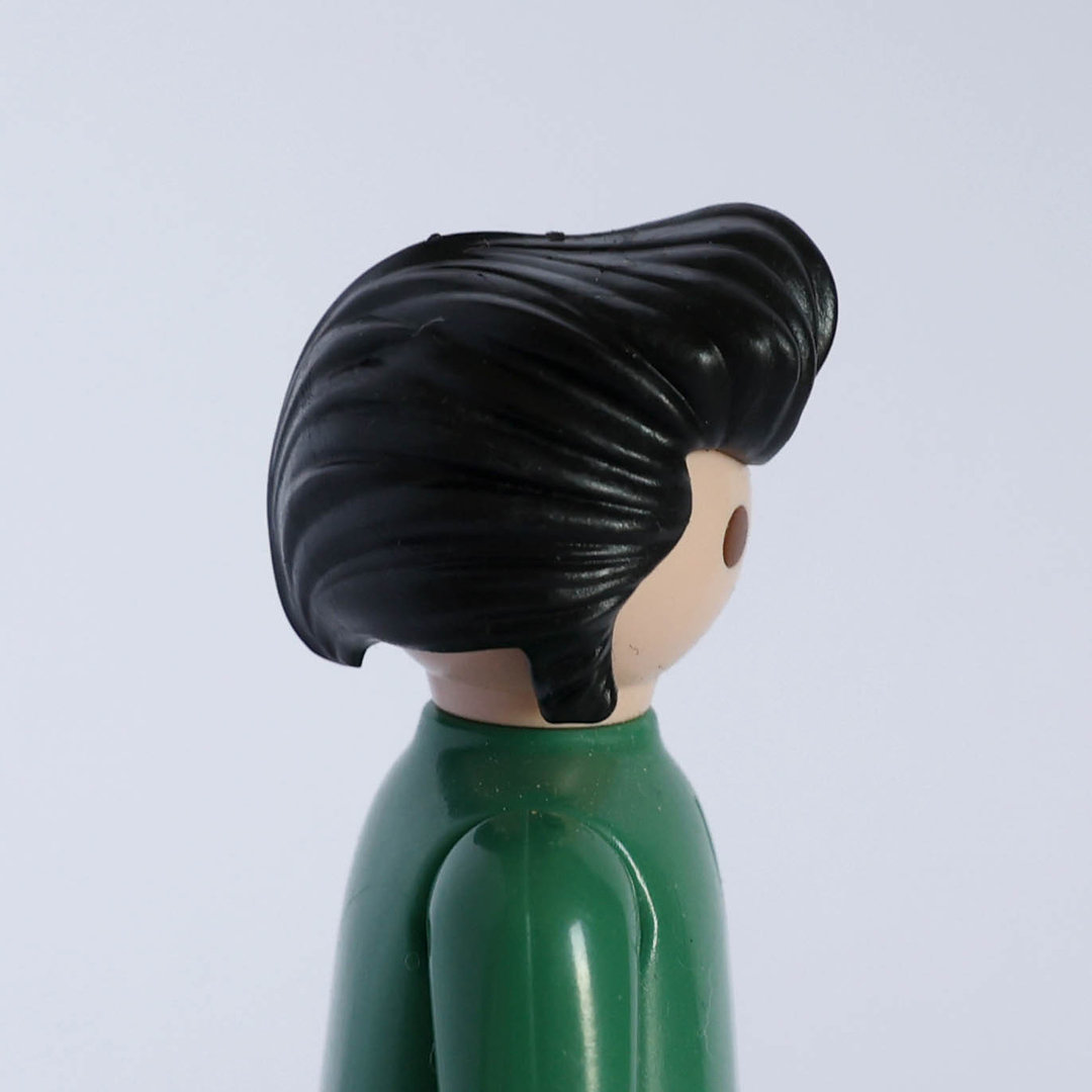 Playmobil Pelo negro Tupé Elvis ¡Despiece! | clickclack.es
