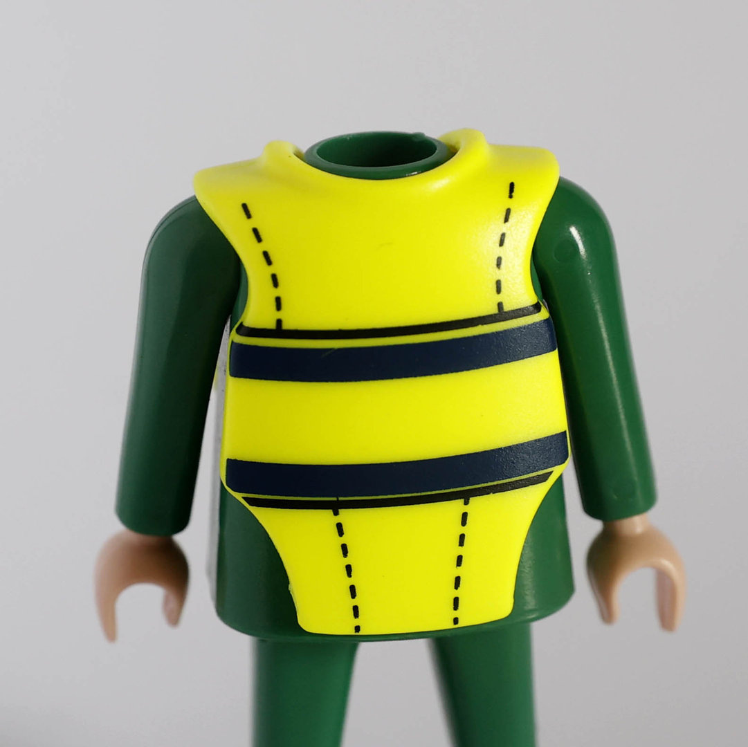 Playmobil Chaleco amarillo policía ¡Despiece! | clickclack.es