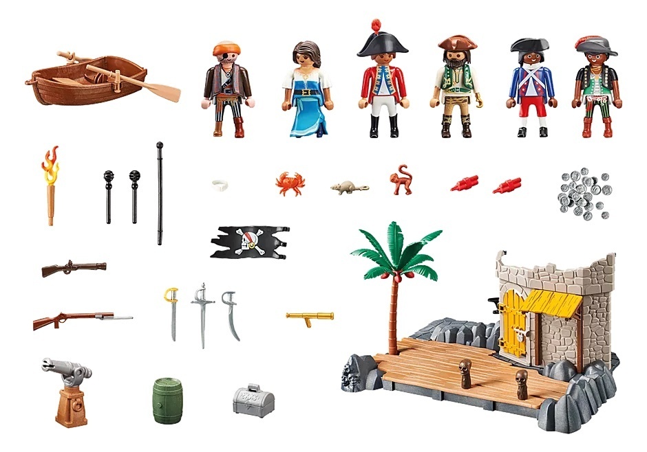 Playmobil 70979 My Figures: Isla Pirata ¡Figures! | clickclack.es