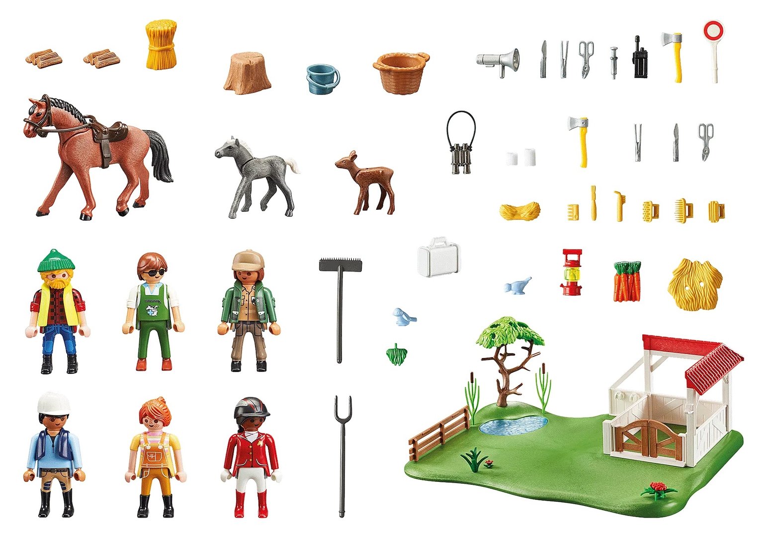 Playmobil 70978 My Figures: Rancho de Caballos ¡Figures! | clickclack.es