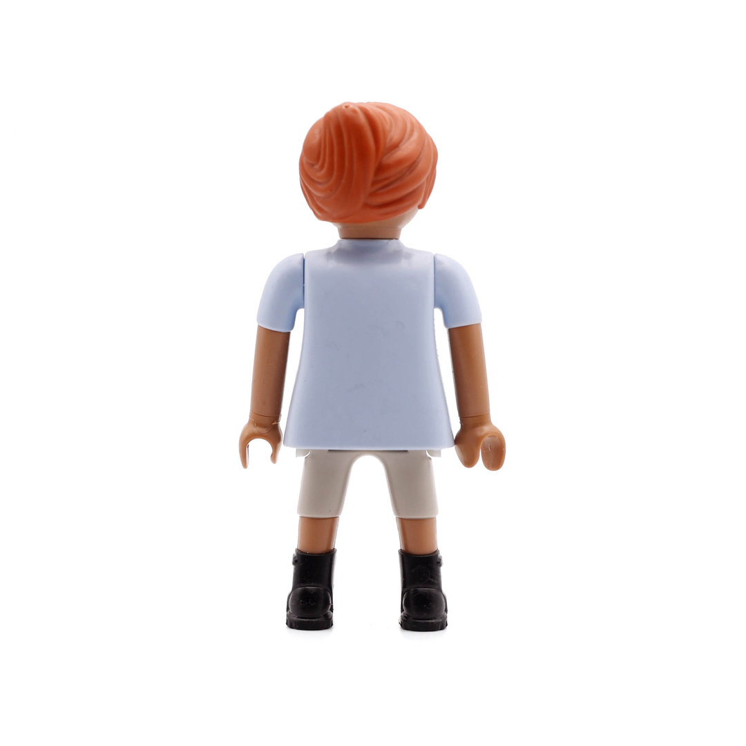 Playmobil Chica pelirroja de azul y gris ¡Mercadillo! | clickclack.es