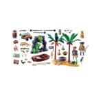 Playmobil 70962 Isla del Tesoro Pirata con esqueleto ¡Pirates! | clickclack.es