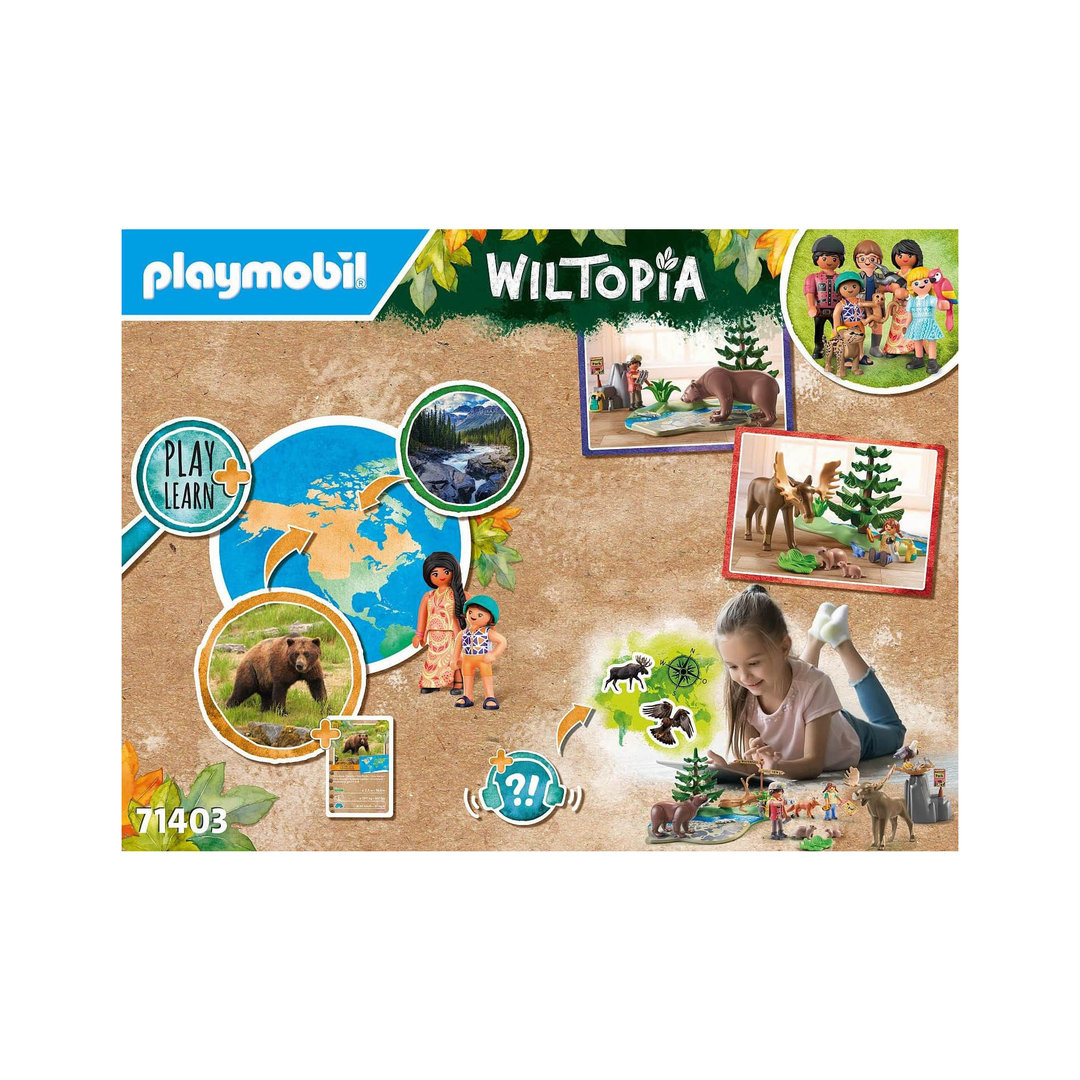 Playmobil 71403 Excursión en parque nacional de América ¡Wiltopia! | clickclack.es
