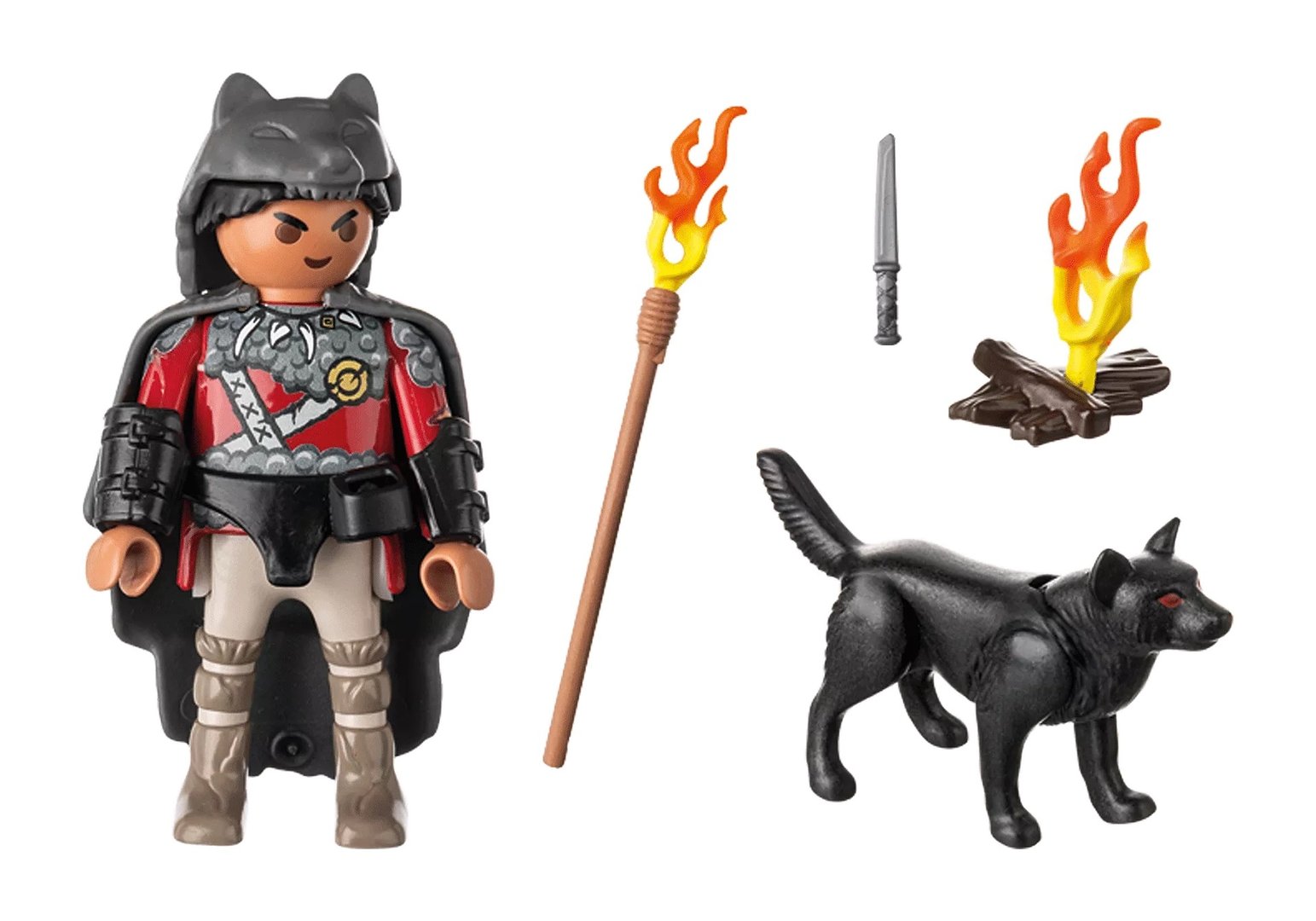 Playmobil 71482 Guerrero con lobo ¡Special Plus! | clickclack.es