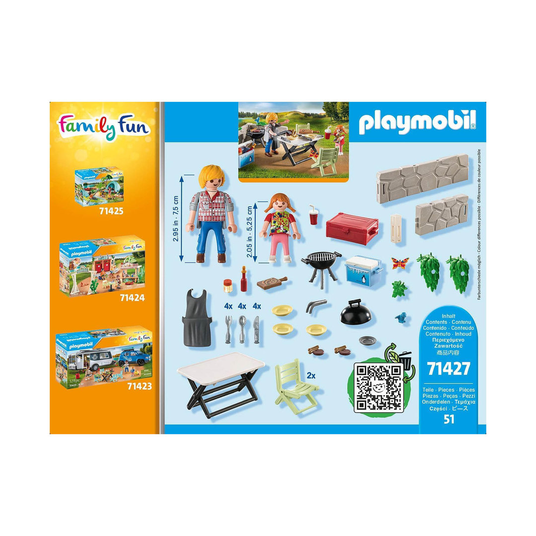 Playmobil 71427 Barbacoa en familia ¡Family Fun! | clickclack.es