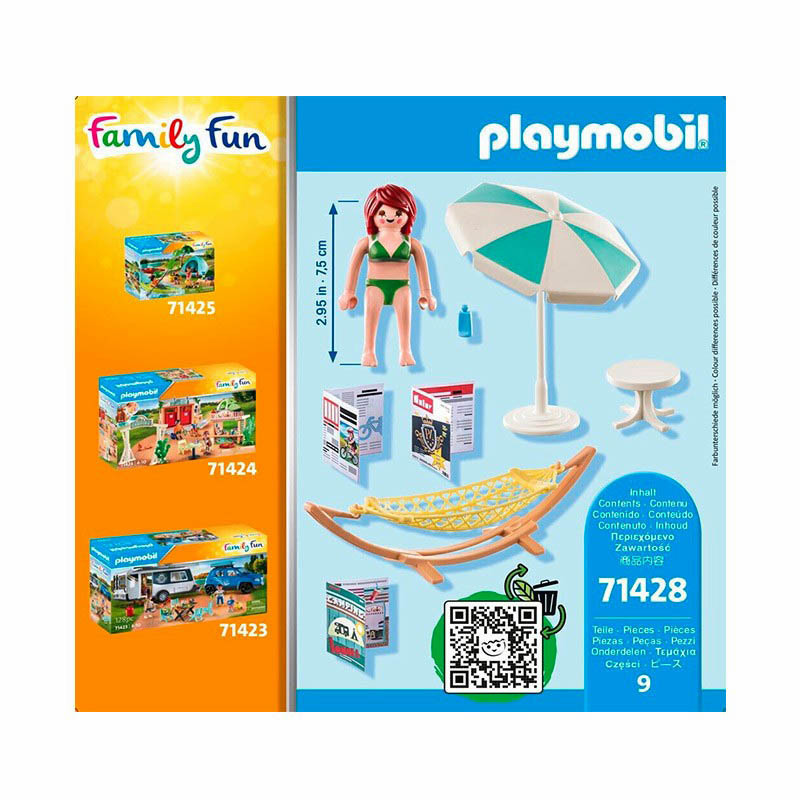 Playmobil 71428 Tumbona de playa Family Fun! | clickclack.es