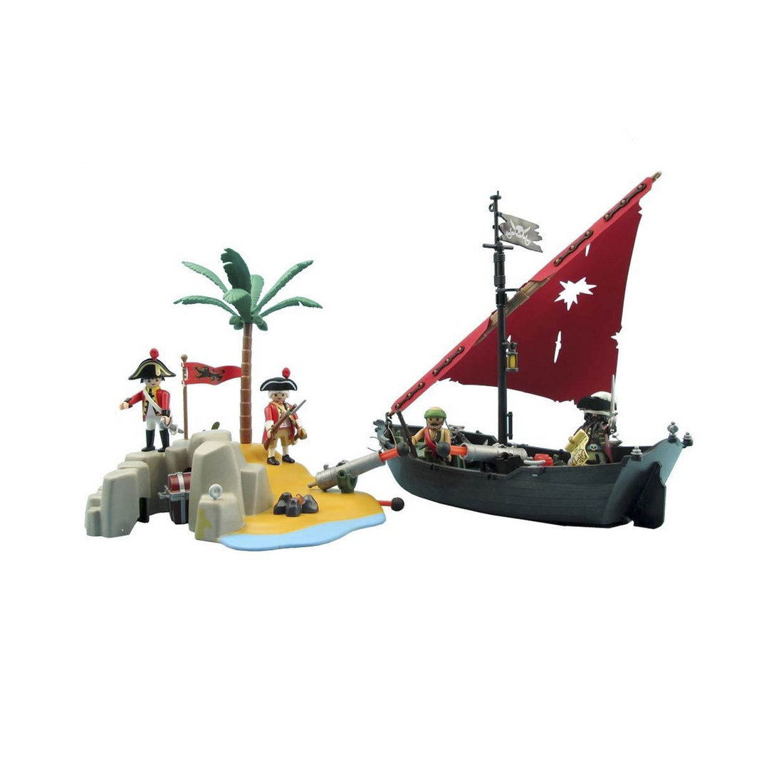 Playmobil 5646 Isla y barco pirata ¡Pirates! | clickclack.es