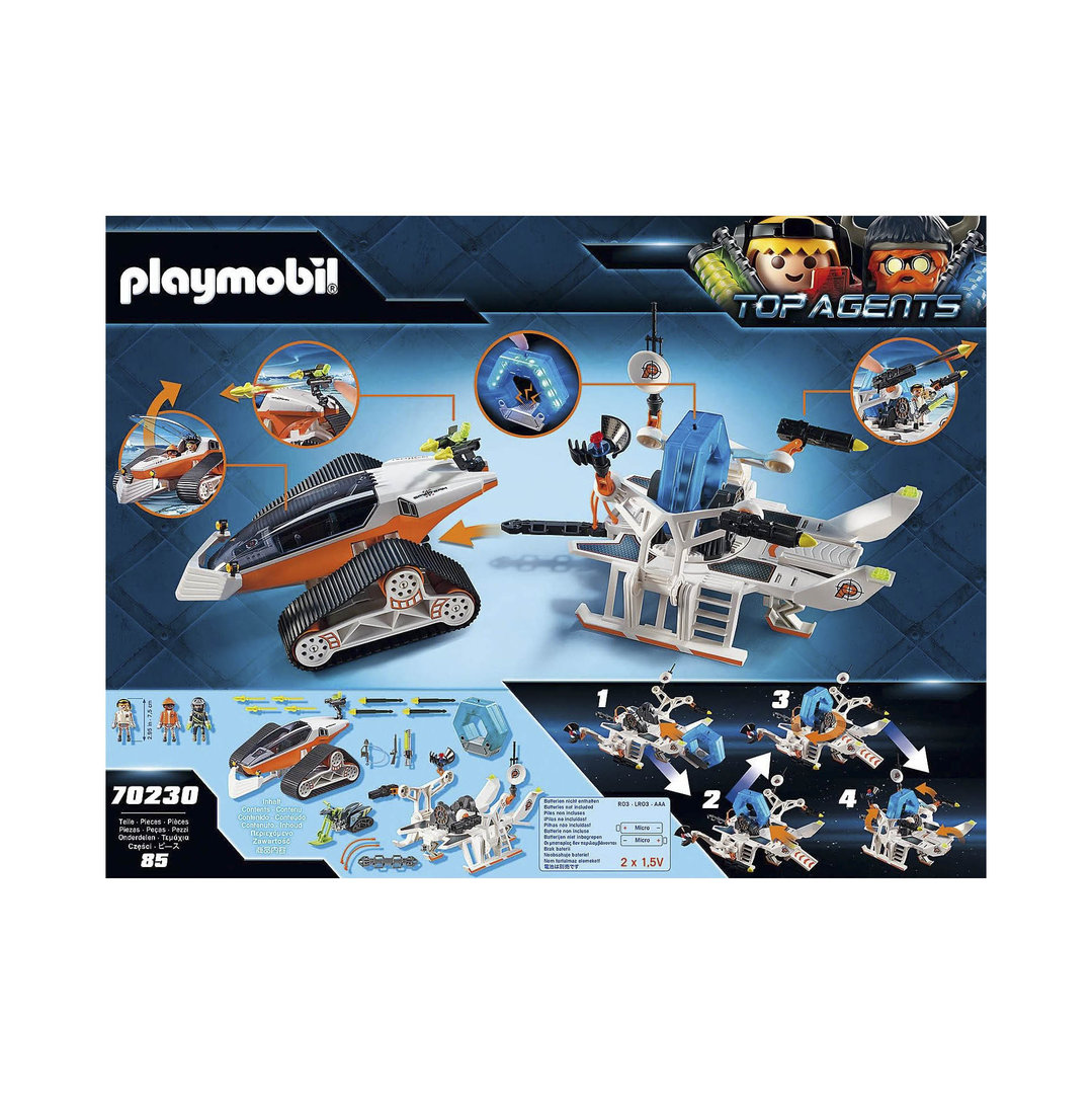 Playmobil 70230 Spy Team Comando de Nieve ¡Top Agents! | clickclack.es